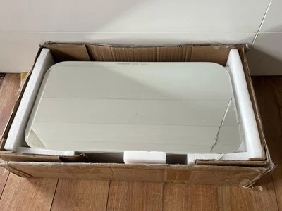 Seamless Bathroom Mirrored Cabinet Frameless By WEST ELM R:25 RRP £404  - Image 1 of 4