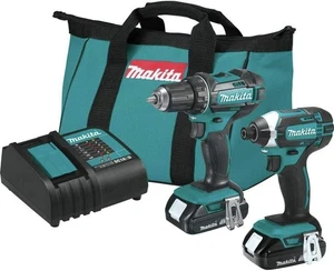 Makita CT225SYX 18V LXT Lithium Ion Compact Cordless 2 Pc Combo Kit 1.5Ah - Picture 1 of 9