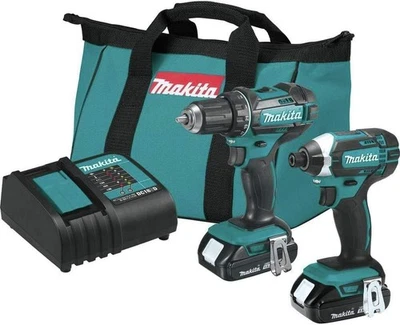 Makita CT225SYX 18V LXT Lithium Ion Compact Cordless 2 Pc Combo Kit 1.5Ah - Image 1 of 4