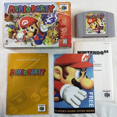 NICE Mario Party (Nintendo 64, 1999) Authentic Complete In Box And Inserts CiB - Image 1 of 4
