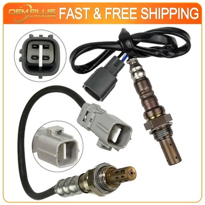 2Pcs UP (Air Fuel Ratio) + Down O2 Oxygen Sensor For 2002 2003 Toyota Camry 2.4L - Image 1 of 4