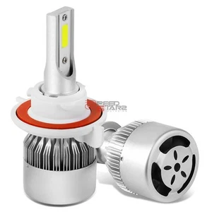 2PCS 6000K H3 DIAMOND WHITE LED LIGHTING BULBS LOW / HIGH BEAM W/ COOLING FAN - Picture 1 of 7