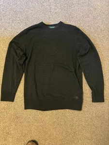 NWT Mens Orvis  Merino Wool & Cotton Crewneck Sweater Green Size M - Picture 1 of 4