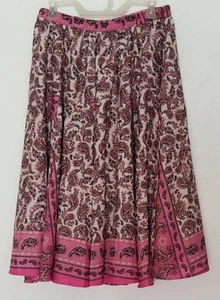Falda Midi Flint & Moss New York Mujer Rosa Paisley MEDIANA Multicolor - Imagen 1 de 8