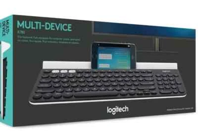 CLEARANCE SALE BRAND NEW SEALED Logitech K780  Multi-Device  Keyboard RRP £89.99 - Image 1 of 4