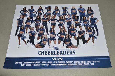 *NEW* NFL 2022 Tennessee Titans Cheerleaders Poster 16"x20" Cover