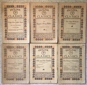 10 " EXCELSIOR 5C CLASSICS " EARLY 20TH CENT PBS VG MAINE PUB + BONUS BOOK! - Foto 1 di 2