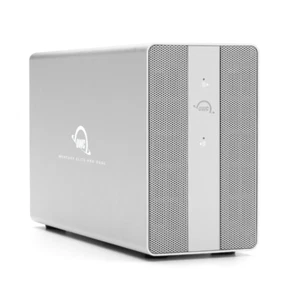 OWC Mercury Elite Pro Dual with 3-Port USB Hub - 12 TB - Silver - Afbeelding 1 van 5