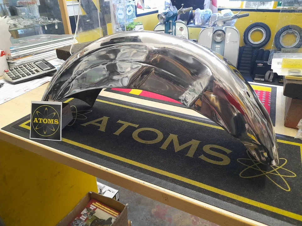 Lambretta S3 stainless rear mudguard SX Li TV GP - Image 1 of 1