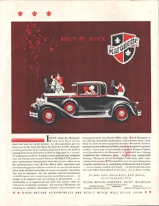 1929 BUICK MARQUETTE SEDAN CAR vintage large automobile magazine advertisement - Picture 1 of 1
