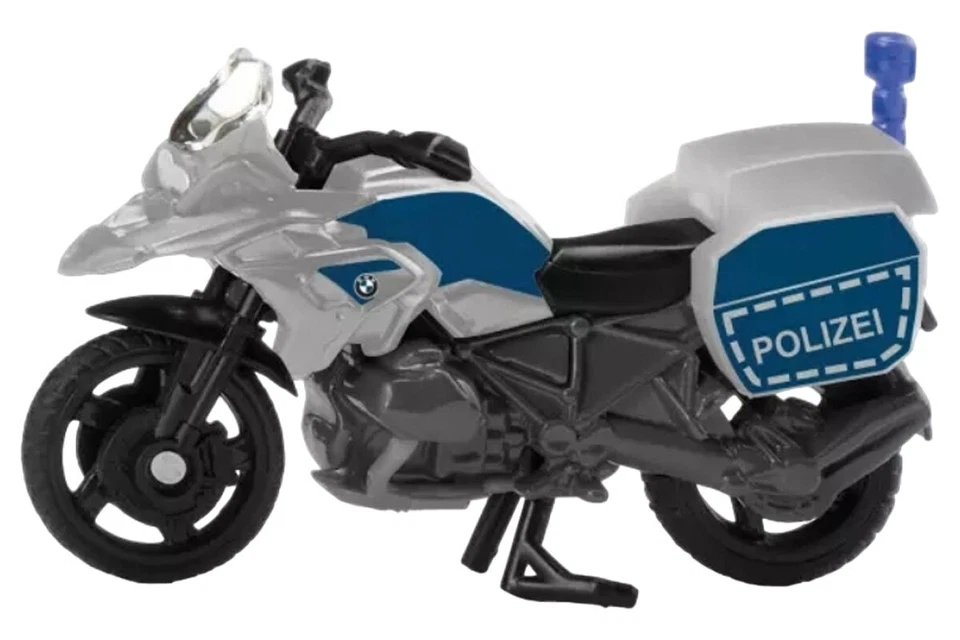 Siku 1551 BMW R1250 GS LCI Motorrad "Polizei" silber/blau (Blister) - Bild 1 von 1
