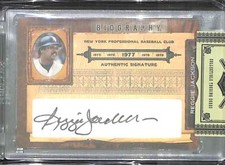 2008 Playoff Prime Cuts Biography Uncirculated Autograph #19 Reggie Jackson 8/50