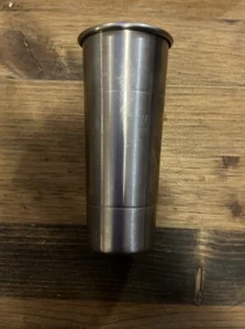 Sin City Whiskey Whisky SCW metal shooter shot tall 2 fl. oz. stainless steel - Picture 1 of 3