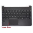 New Palmrest Keyboard For HP 15-dw1036ne Laptop Black With Touchpad