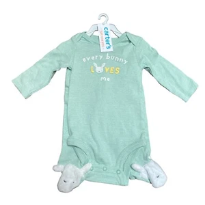 Carters Just One You 3M Baby Outfit Every Bunny Loves Me Easter Spring - Picture 1 of 5