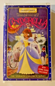 Cinderella - Kids Animation VHS 1994 -Good Times Video Sealed Mint New Clamshell - Picture 1 of 5