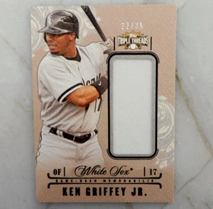 Ken Griffey Jr White Sox 2014 TOPPS TRIPLE THREADS UJR-KG Jersey Relic! /36 - Picture 1 of 2
