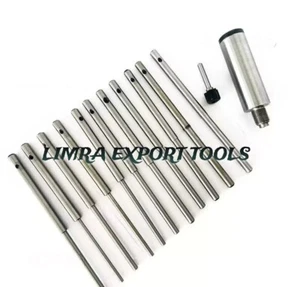 NEW Sioux Valve Seat Grinding Pilot Set Of 11 Pcs Holder Sioux With Drive Ball - Picture 1 of 9