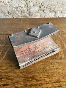 Antique Oak Fremont Account File Pad Filer Fremont, OH Office Vintage - Picture 1 of 13