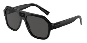 NEW Dolce & Gabbana 4433F Sunglasses 501/87 Black 100% AUTHENTIC - Picture 1 of 1