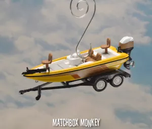 Bass Fishing Boat Custom Christmas Ornament Nitro Ranger Tracker Lund G3 Legend - Picture 1 of 11