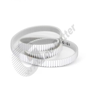 Timing Belt PU HTD3M Width=20mm White Closed Loop Synchronous Belt L=483~1761mm - Picture 1 of 12
