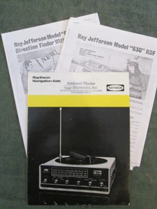 Vintage Raytheon Marine Navigationshilfen Katalog Omega DF-20 Ray Jefferson Handbuch - Bild 1 von 2