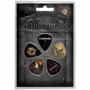 CANDLEMASS - PAQUETE DE 5 PLECTRUM - NUEVO - PÚA DE GUITARRA MUSICAL PP044 - Imagen 1 de 1