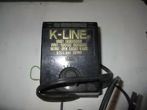 K-Line Model K-950 120V 50/60Hz Train Black Hobby Transformer - Picture 1 of 2