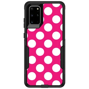 OtterBox Commuter for Galaxy S (Choose Model) White & Hot Pink Polka Dots - Picture 1 of 13