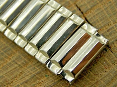 Micro-Flex Expansion Stainless 16mm Watch Band Vintage NOS Unused Bracelet - Image 1 of 3