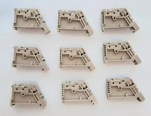 9pcs. Terminal Block End bracket beige EW 35 0383560000 Width 8,5mm WEIDMULLER - Picture 1 of 5