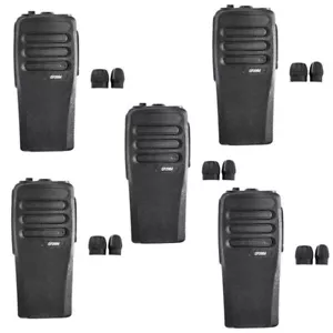 5 PIEZAS Nueva Funda Frontal Negra de Reparación para Motorola Radio CP200d - Imagen 1 de 5