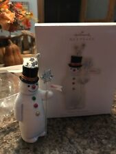 Hallmark Snowman Ornament Believe in Box