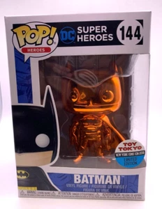 Funko POP! DC Super Heroes - Batman Orange Chrome 144 Toy Tokyo NYCC 2018 - Bild 1 von 6