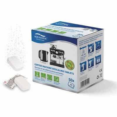 50 Descaling tablets Descaler Fits BOSCH TASSIMO KRUPS SIEMENS Coffee Machines - Image 1 of 4