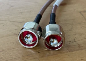6 Fuß Edtech RG400 N Stecker auf N Stecker MIL Doppelte Abschirmung Koaxialkabel NMSTNMS-RG400 - Bild 1 von 2