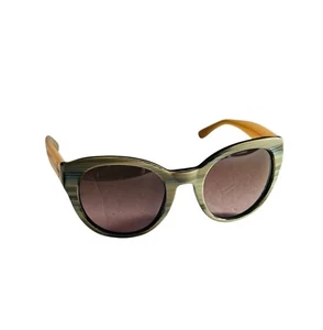 Gafas de sol redondas Tory Burch para mujer TY7080 color coco marrón rosa degradado - Imagen 1 de 10