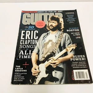 Guitar World Magazine (March 2014) Clapton Boston Ume Mice & Men  Johnny Winter - Picture 1 of 11