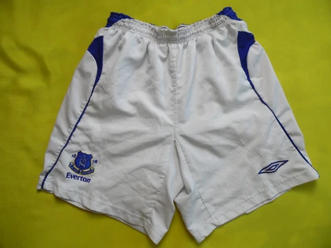 Everton England Shorts Size M Umbro Football Soccer Mens White ig93 Cover