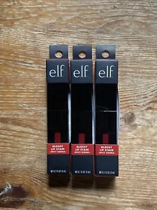 Lot Of 3 e.l.f. Cosmetics ELF Glossy Lip Stain Spicy Sienna - Picture 1 of 3