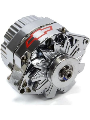 Proform Bowtie Alternator 80 Amp Chrome With Internal Reg (141-656) - Image 1 of 4