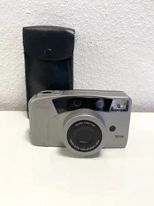 Canon Prima Super 85 / Analoge 35mm Kompakt Kamera / Lesen / Schöner Zustand ✅ - Bild 1 von 11