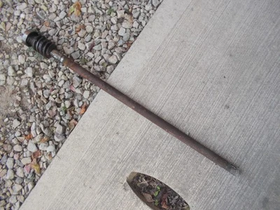 Farmall 350 400 450 IH tractor short power steering shaft w/ bearing + worm gear - Image 1 of 4