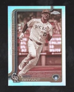 2025 Topps Chrome Kris Bryant Sepia Refractor #248 Colorado Rockies - Picture 1 of 2
