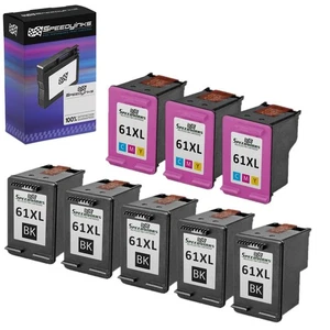 8pk Reman HP 61XL HY: 5 szt. CH563WN 3 Clr CH564WN Deskjet 1000 1010 1050 1051 - Zdjęcie 1 z 5