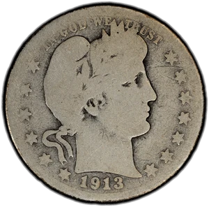 1913-S 25C PCGS AG03 CAC - Picture 1 of 2