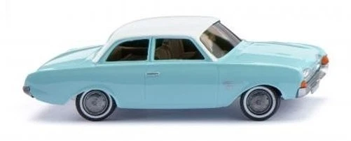 Wiking 020003 - 1/87 Ford 17M - Verde Chiaro Con Tetto Bianco - Nuovo - Immagine 1 di 1