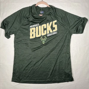 T-shirt NBA Milwaukee Bucks verde taglia XL - Foto 1 di 5