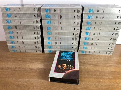 Star Trek: The Next Generation Collector's Ed Lot of 28 VHS 56 Eps Seasons 5-7 - Image 1 of 4